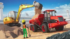 Stickman Airport Construction Excavator Simulator - screenshot 4