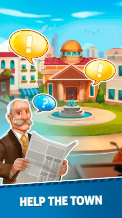 Merge Estate! Mystery Town - screenshot 1