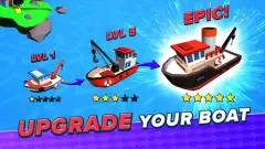 Fish idle: hooked tycoon. Your own fishing boat - screenshot 2