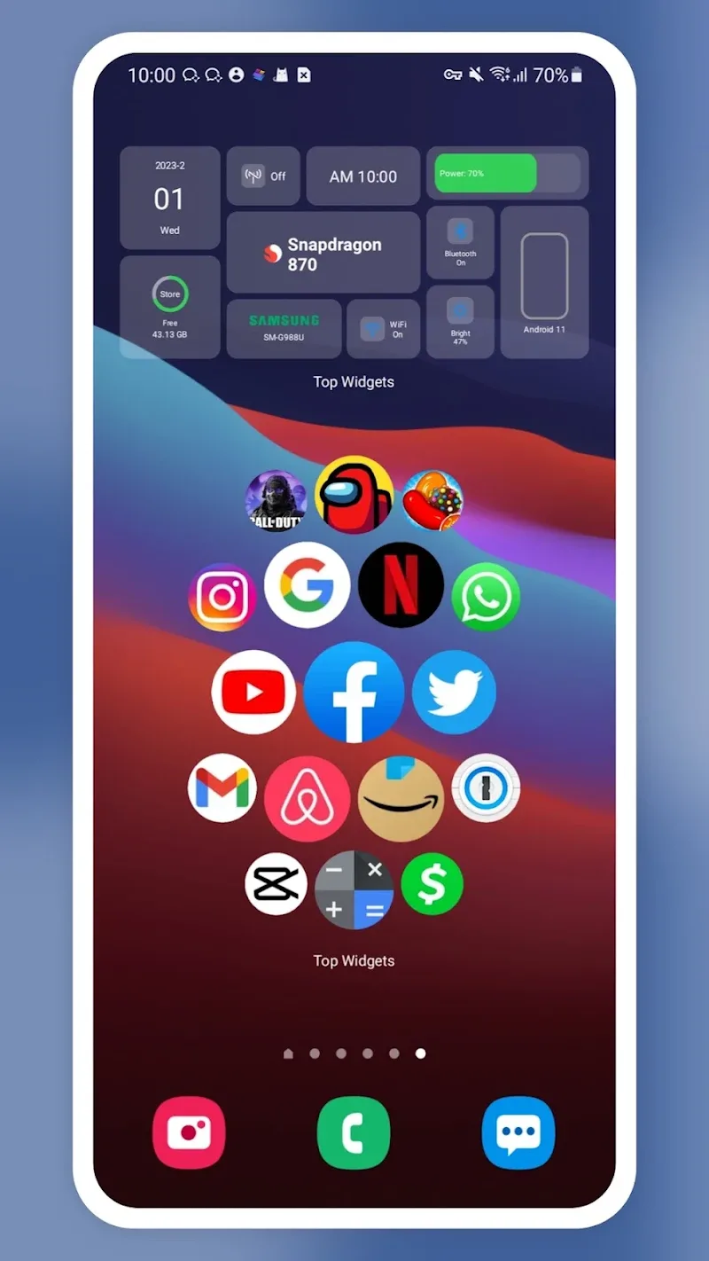 Top Widgets - screenshot 2