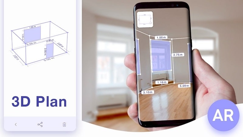 AR Plan 3D Tape Measure, Ruler APK - app icon