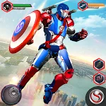 Super Captain Flying Robot City Rescue Mission MOD APK icon