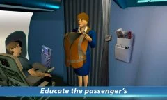 Airport Staff Flight Attendant Air Hostess Games - screenshot 3