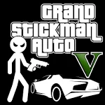 Grand Stickman Auto V MOD APK icon