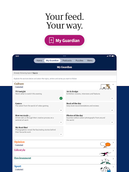 The Guardian - World news, Sport and Finance - screenshot 11