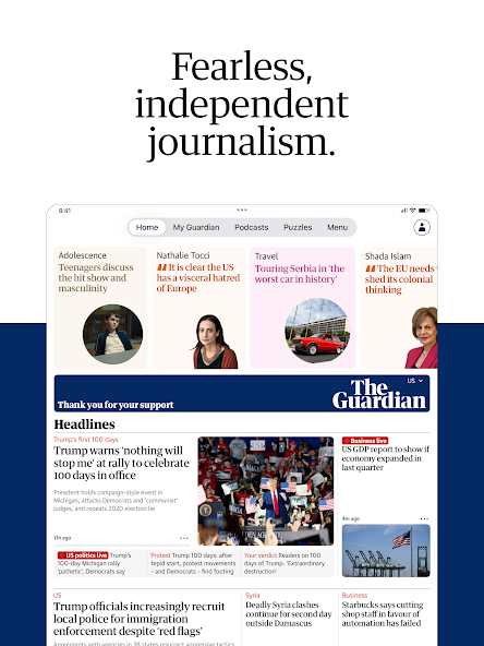 The Guardian - World news, Sport and Finance - screenshot 7