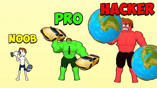 Roblock Gym Clicker Tap Hero APK 1.3.6 for Android - screenshot 1