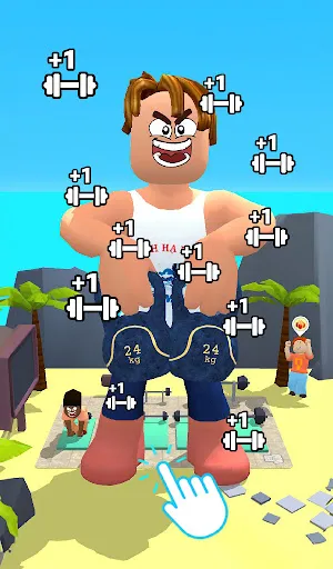 Roblock Gym Clicker Tap Hero APK 1.3.6 for Android - screenshot 2