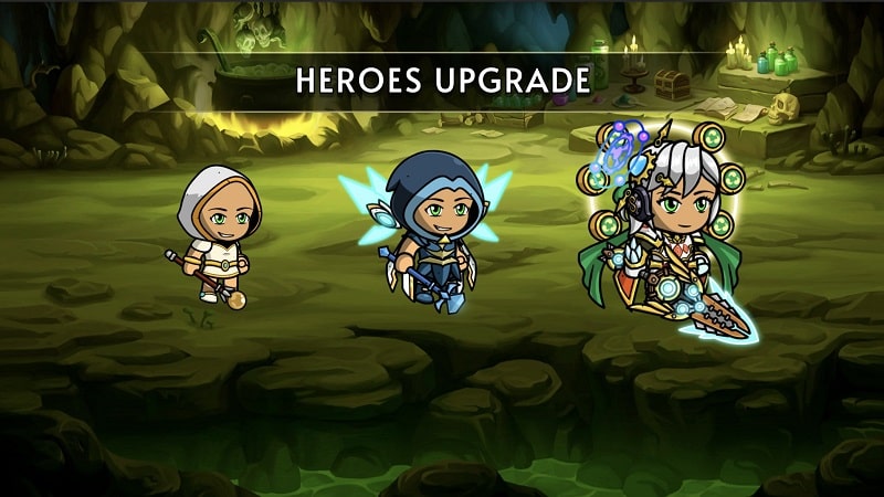 Idle heroes – afk 2d game rpg APK - screenshot 1
