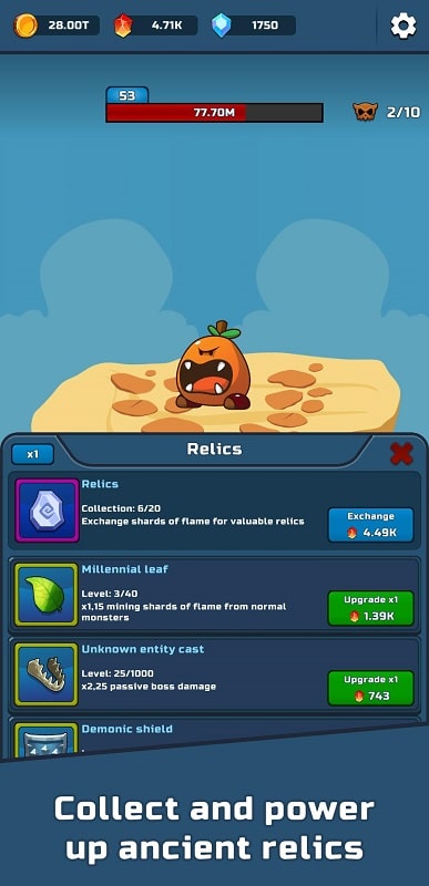 Tap Hero: Idle RPG Clicker - screenshot 1