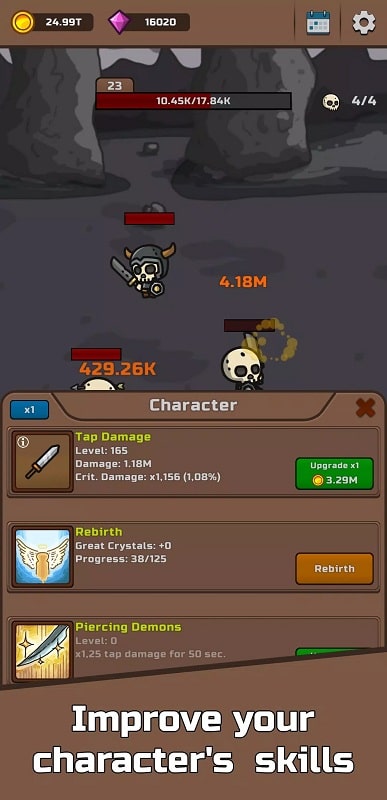 Tap Dungeon RPG Idle Clicker APK - screenshot 1