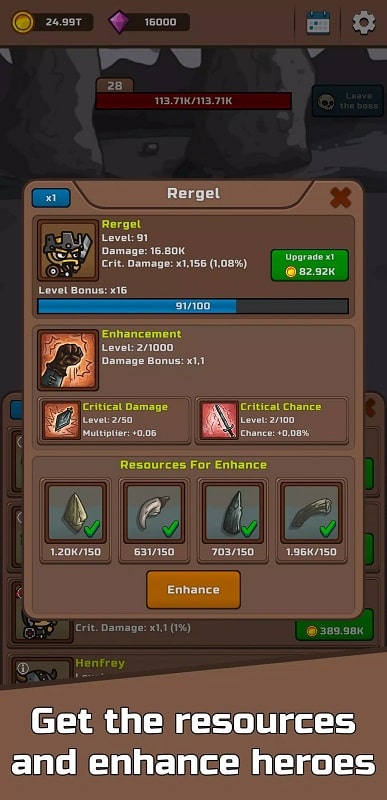 Tap Dungeon RPG Idle Clicker APK - screenshot 2