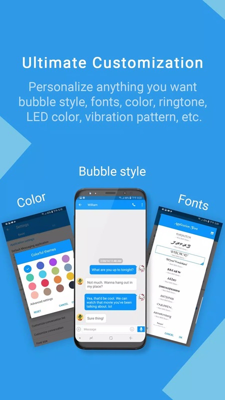 Handcent Next SMS messenger APK - screenshot 3