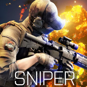 Blazing Sniper - offline shooting game MOD APK icon