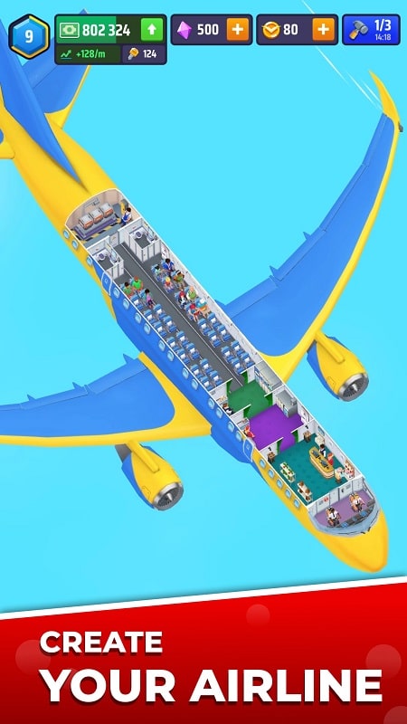 Idle Airplane Inc. Tycoon APK - screenshot 2