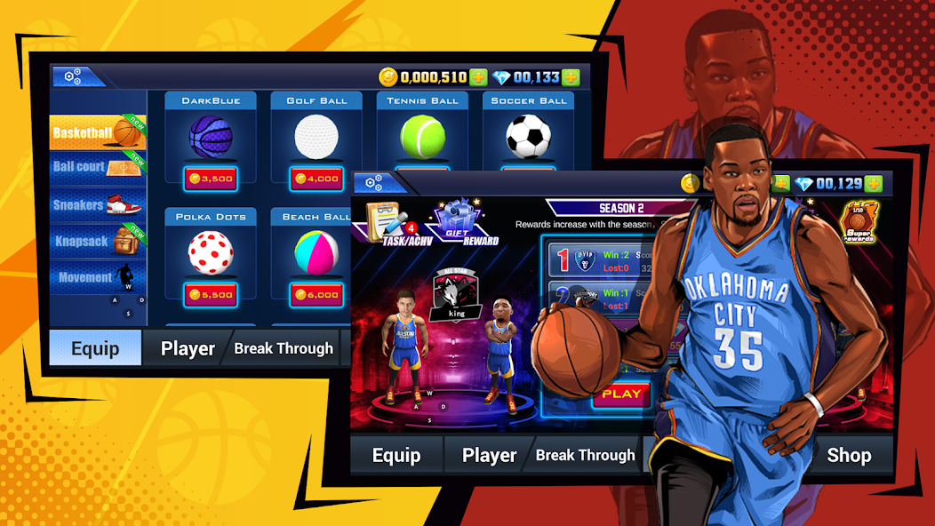 2 VS 2 Basketball Sports - screenshot 2