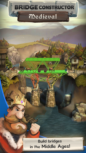 Bridge Constructor Medieval APK 4.0 (Full Game) for Android - screenshot 1
