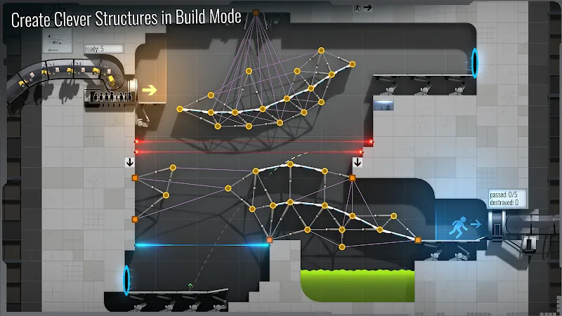 Bridge Constructor Portal - screenshot 4