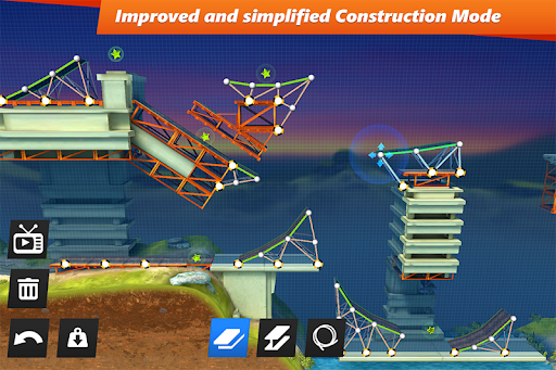 Bridge Constructor Stunts APK 5.0 (Full Game) for Android - screenshot 3