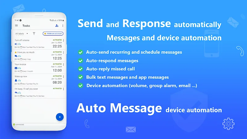 AUTO MESSAGE - screenshot 1