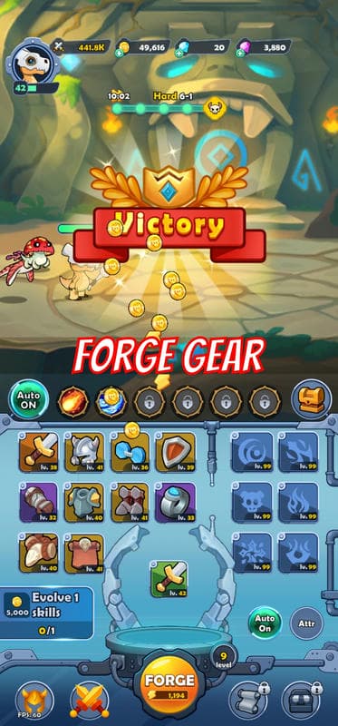 Monster Idle AFK RPG APK - screenshot 3