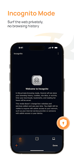 Herond Private Adblock Browser APK 2.5.7 (Latest) for Android - screenshot 3