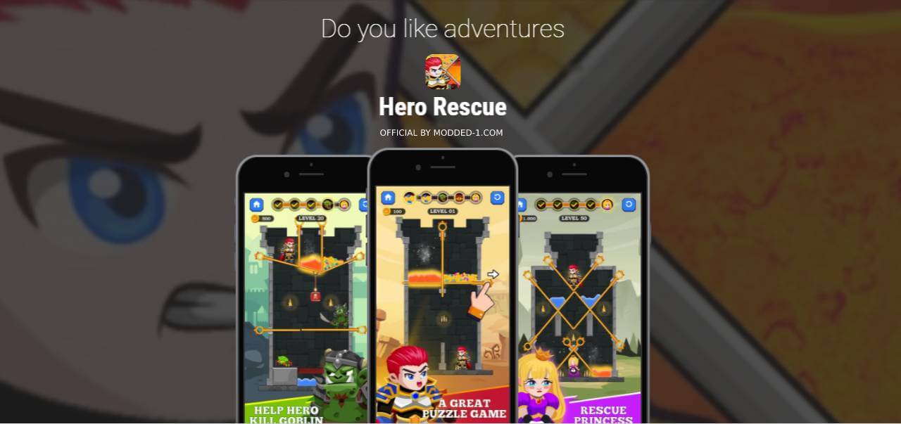 Hero Rescue 1.3.7 APK + MOD [Unlimited Money] - app icon