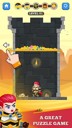 Hero Rescue 1.3.7 APK + MOD [Unlimited Money] - screenshot 1