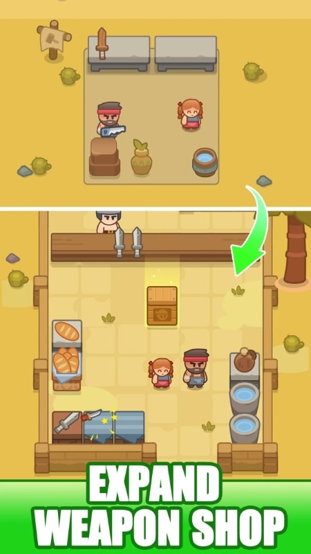 Idle Weapon Shop APK - screenshot 1