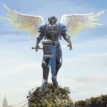 Crime Angel Superhero - Vegas Air Strike MOD APK icon