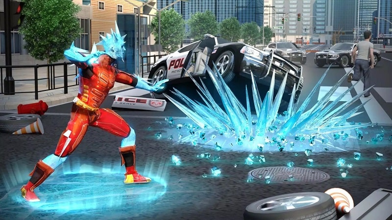 Snow Storm Superhero APK - screenshot 1