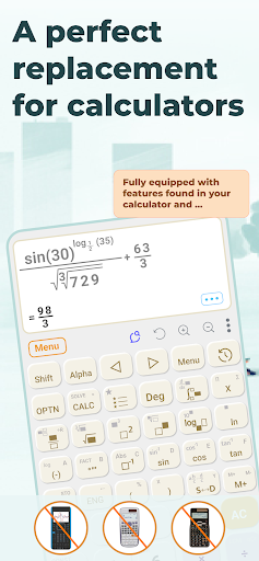 HiEdu Calculator He-580 Pro - screenshot 1