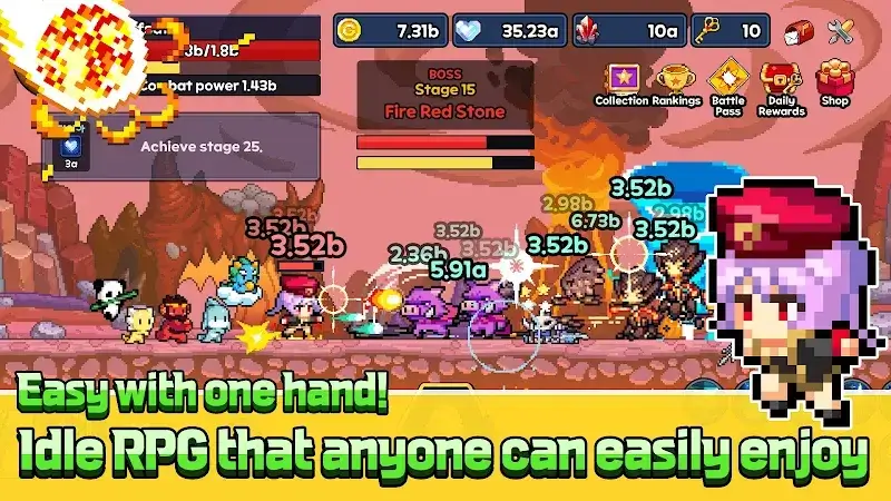 Pixel Dragon Knights Idle RPG - screenshot 2
