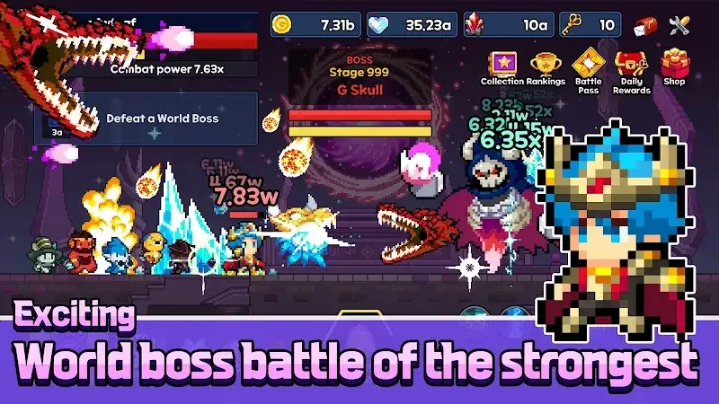 Pixel Dragon Knights Idle RPG - screenshot 4