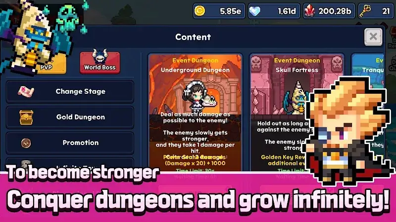 Pixel Dragon Knights Idle RPG - screenshot 5