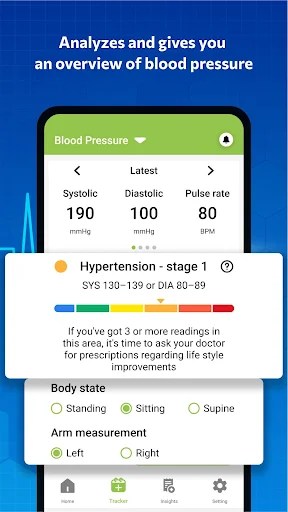 Blood pressure Blood Sugar - screenshot 2