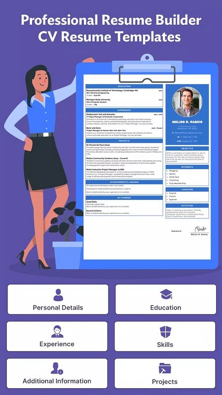 Professional Resume Builder APK - screenshot 2