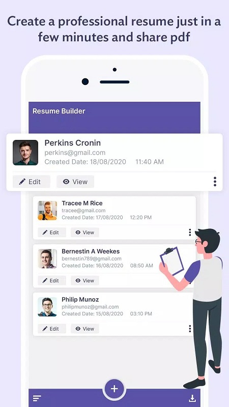Professional Resume Builder APK - screenshot 3