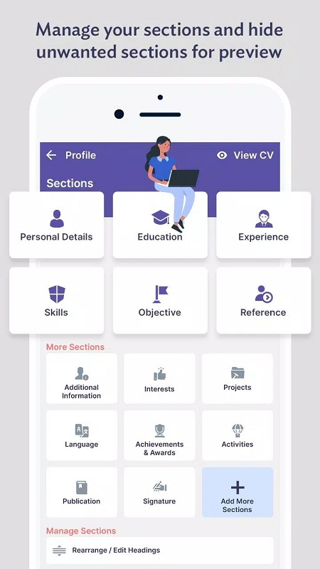 Professional Resume Builder APK - screenshot 4