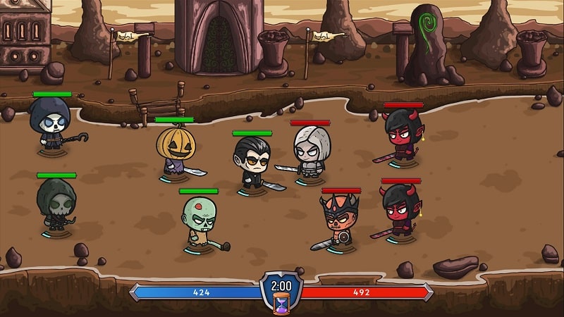 Heroes Battle Raid APK - screenshot 1