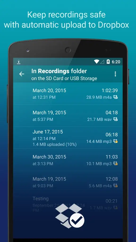 Hi-Q MP3 Voice Recorder - screenshot 2
