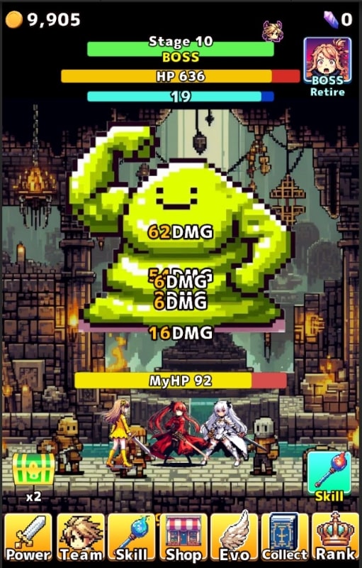 Hack and slash clicker APK - screenshot 1