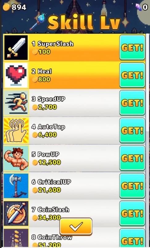 Hack and slash clicker APK - screenshot 3