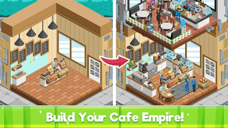 Idle Cafe Tycoon APK - screenshot 1