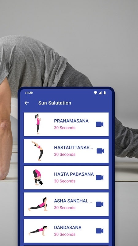 Daily Yoga Workout+Meditation APK - screenshot 2