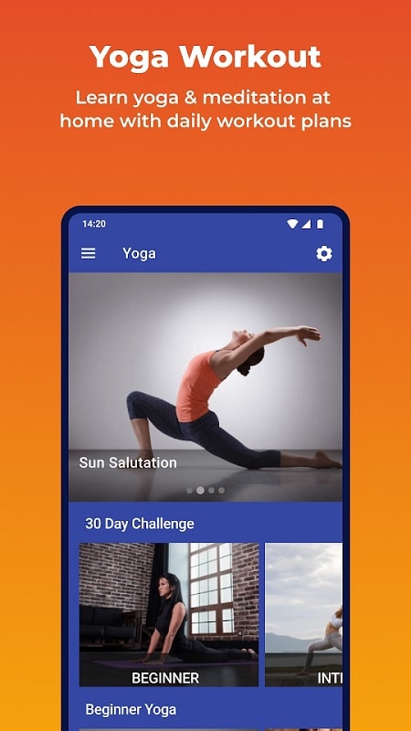 Daily Yoga Workout+Meditation APK - screenshot 3