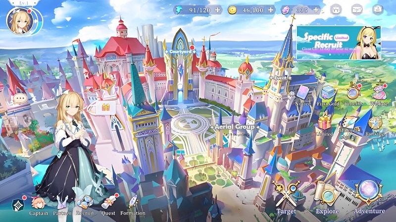 Clash of Sky Gacha RPG of ACG APK - screenshot 1