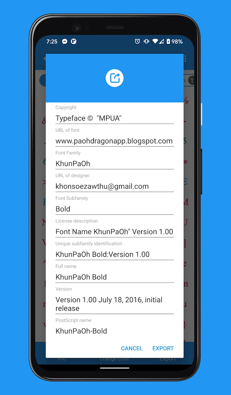 zFont Tool - screenshot 5