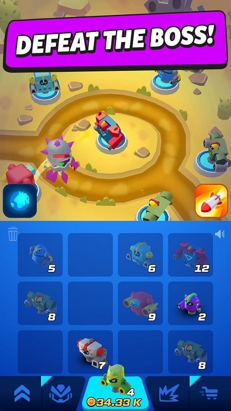 Merge Tower Bots APK - screenshot 3