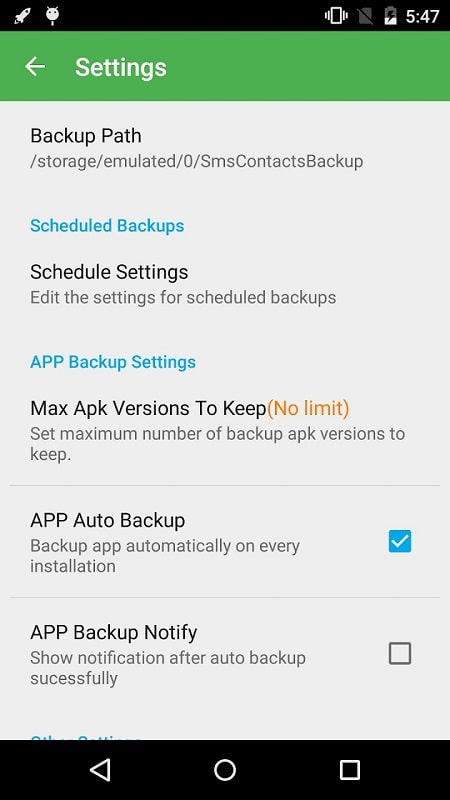 Super Backup & Restore APK - screenshot 5